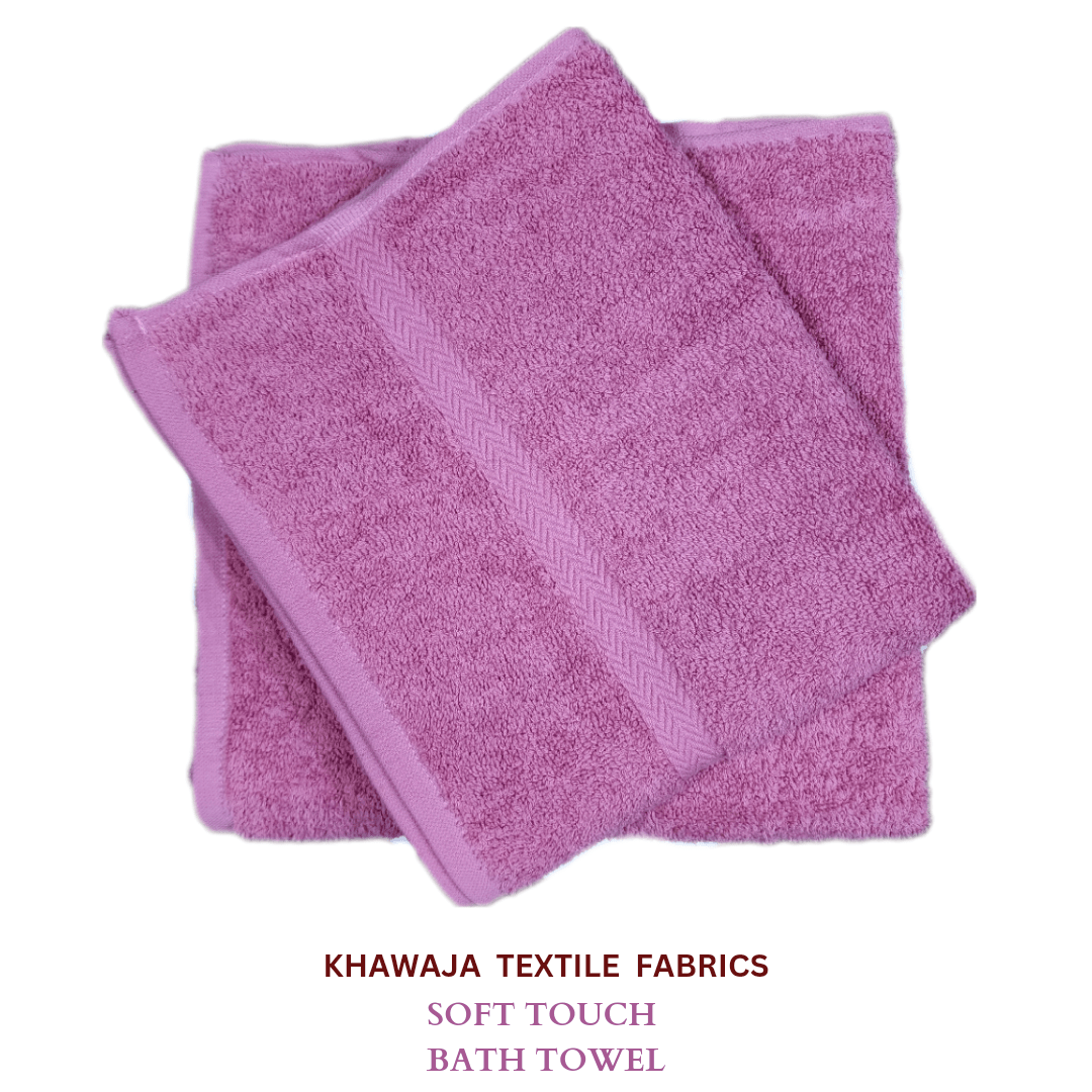 Pink Soft Cotton Large Bath Towel 27″×54″