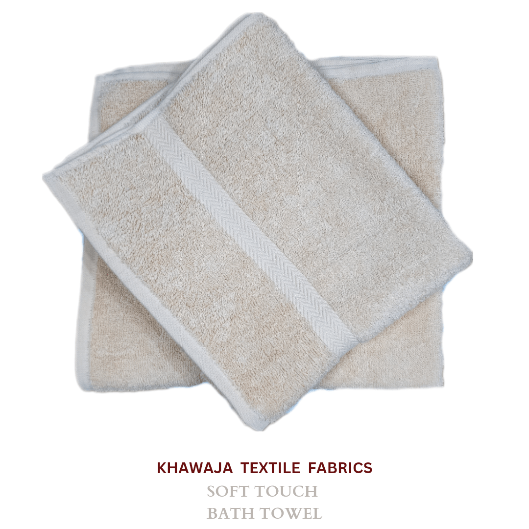 Off White Cotton Large Bath Towel 27″×54″