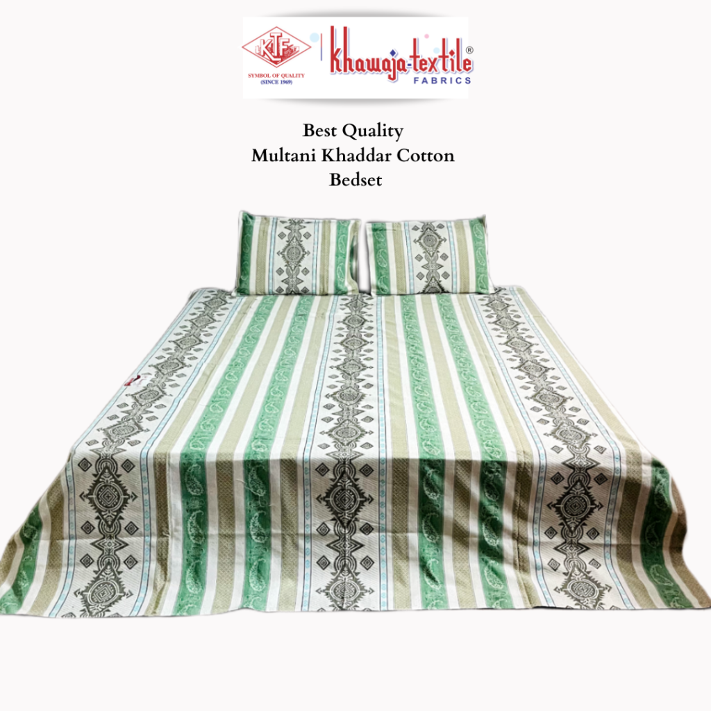 King Multani Khaddar Cotton Bedsheet 641
