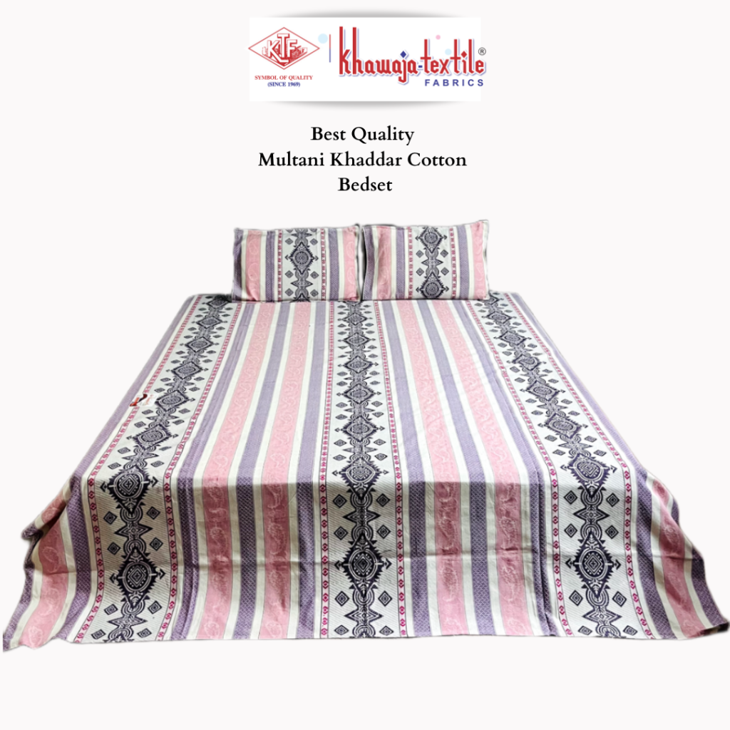 King Multani Khaddar Cotton Bedsheet 641