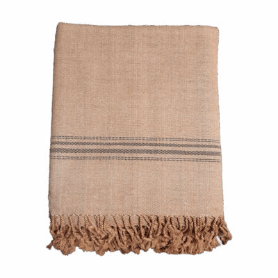 Pack of Two Pure Cotton Multani Khais #1 – pair, Dark Brown thumbnail