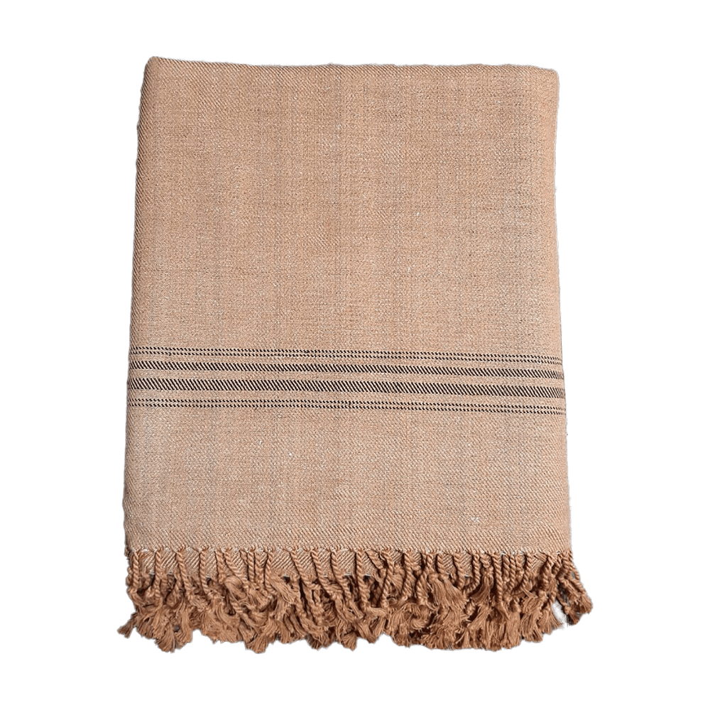 Pack of Two Pure Cotton Multani Khais #1 – pair, Dark Brown