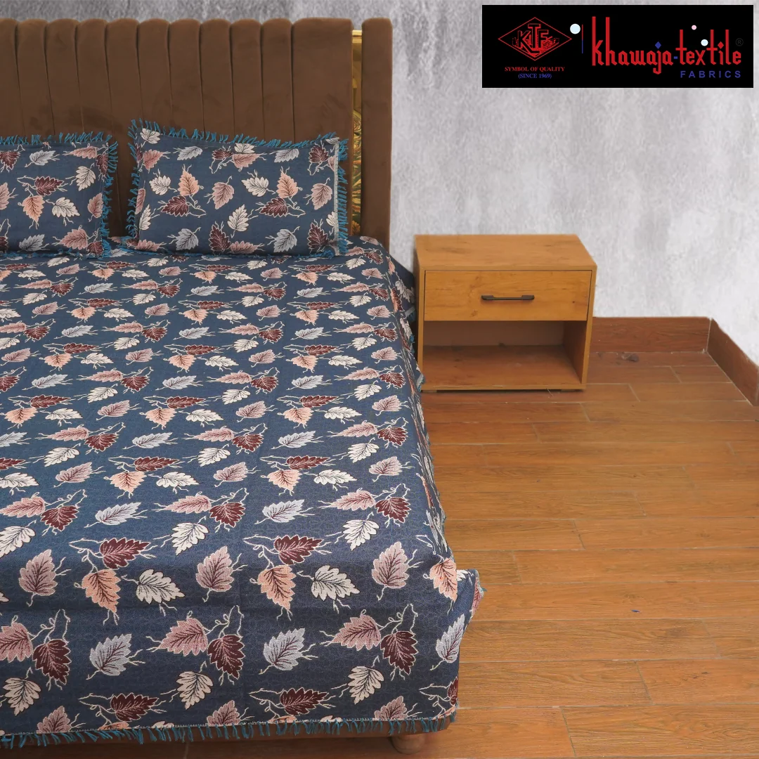 King Size Multani Bedsheet Khawaja Tex New Plain