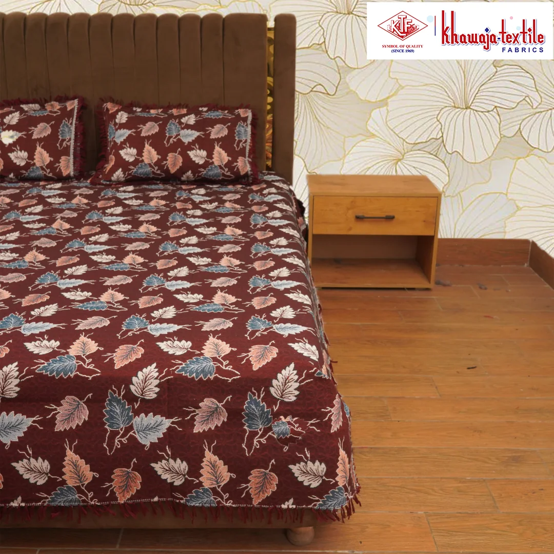 King Size Multani Bedsheet Khawaja Tex New Plain