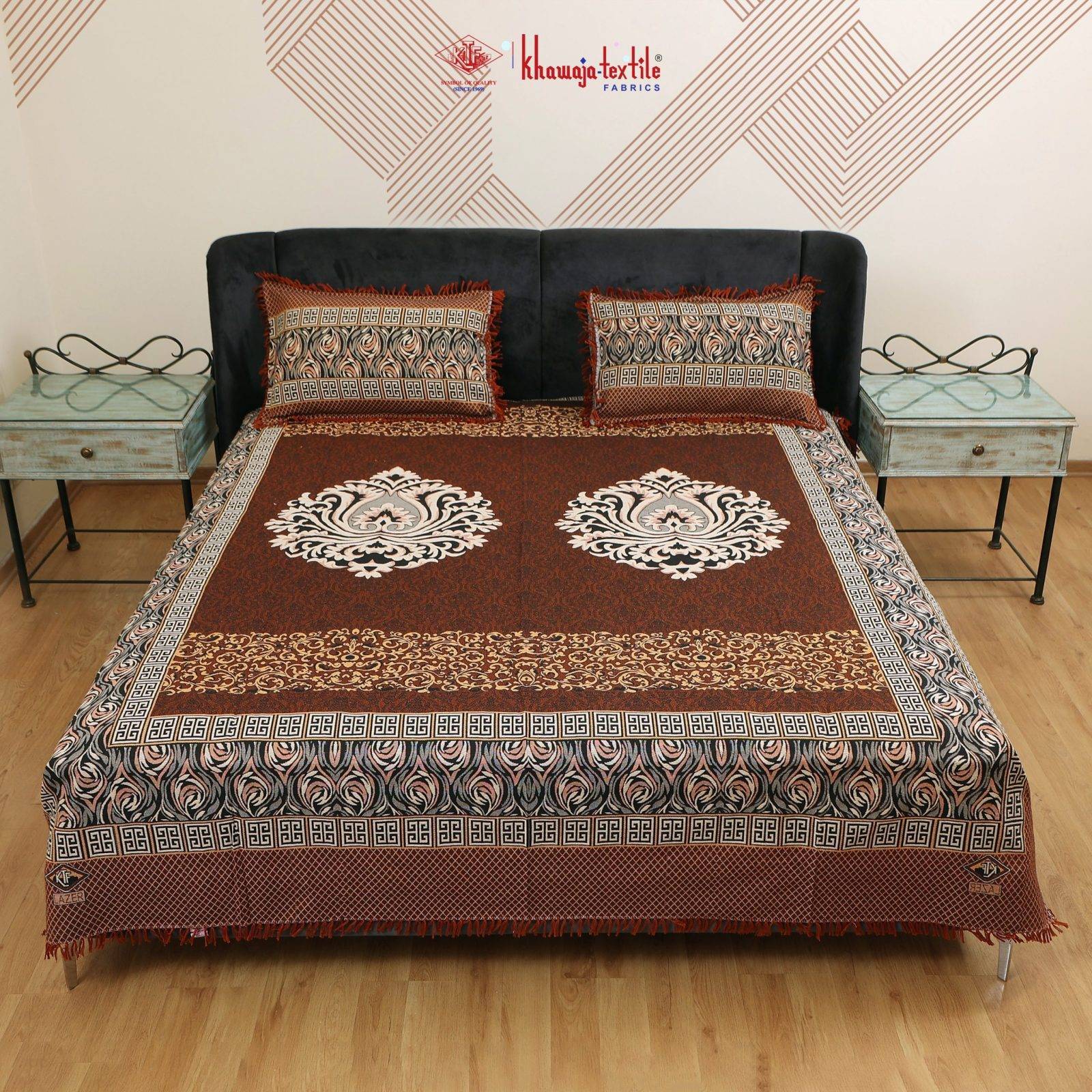 King Size Gultex Bedsheet Laser 3 – King, Orange