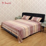 King Size Multani Bedsheet Khaddar Cotton #632 thumbnail