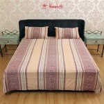 King Size Multani Bedsheet Khaddar Cotton #632 thumbnail