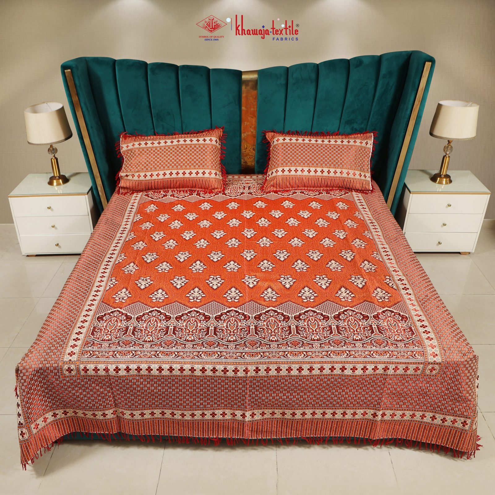 King Size Silky Bedsheet Glitter