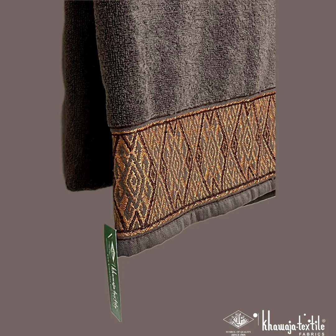 Pure Cotton Dark Grey 600 GSM Towel