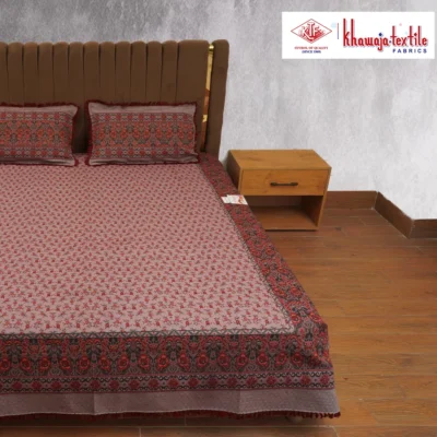 King Size Khawaja Bedsheet Multiborder thumbnail
