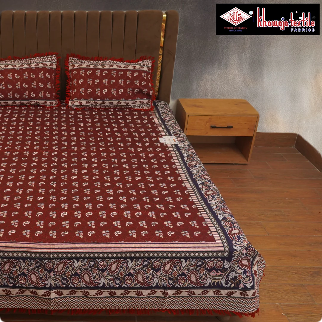 King Size Multani Bedsheet Khawaja Textile Joy