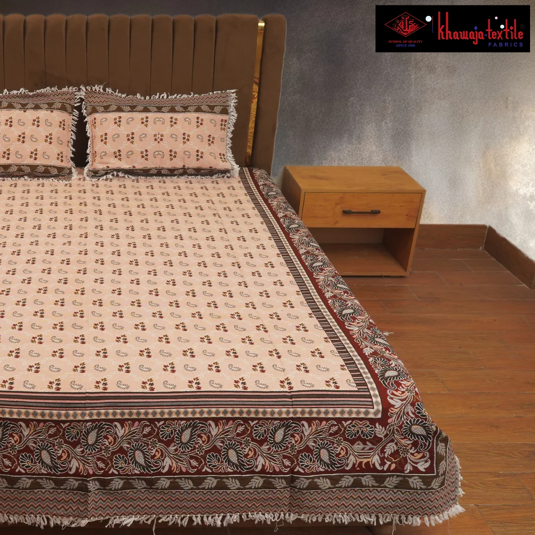King Size Multani Bedsheet Khawaja Textile Joy