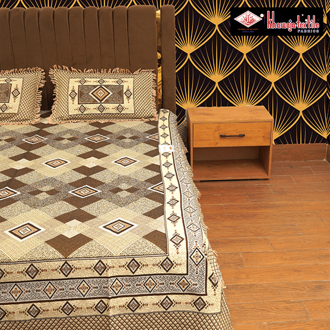 King Size Multani Bedsheet Khawaja Designers Art