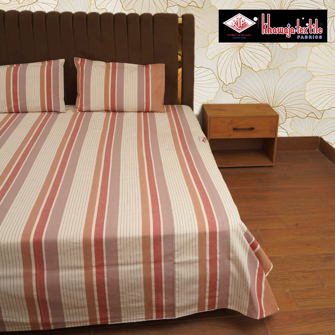 King size Pure Cotton Bedsheet KT Lining