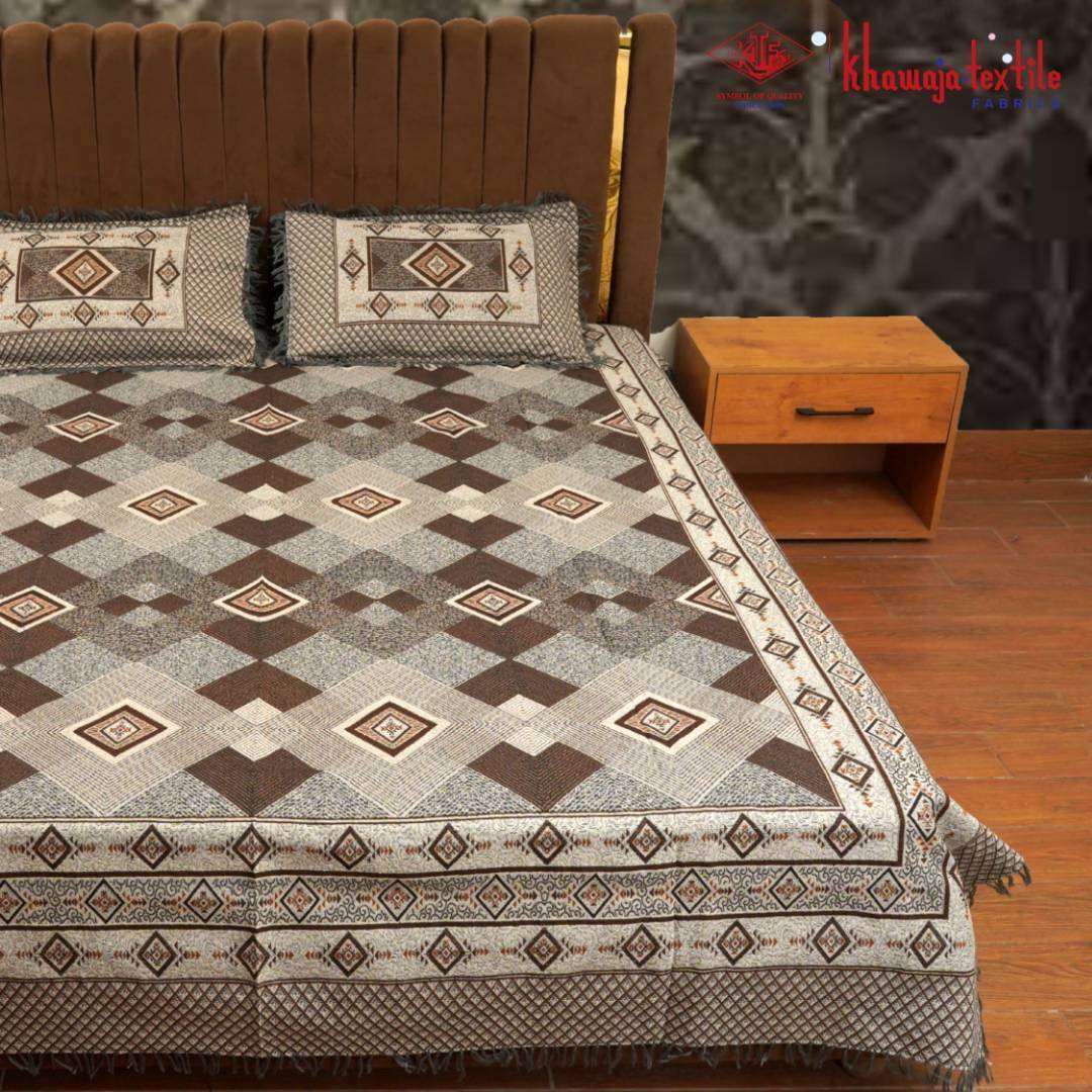 King Size Multani Bedsheet Khawaja Designers Art