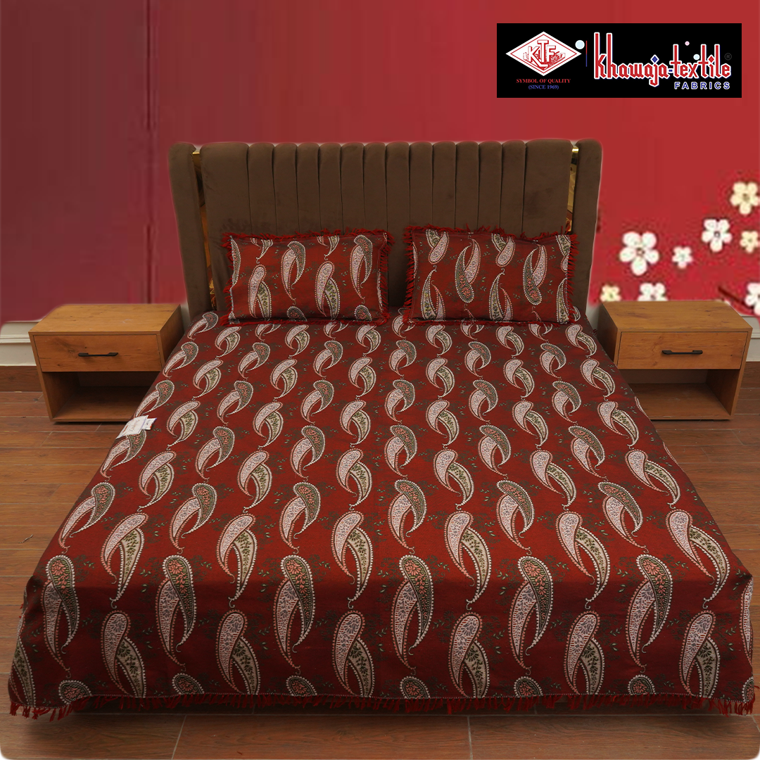 King Size Multani Bedsheet Khawaja Designers Plainn